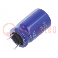 Kondensator: elektrolytisch; THT; 33uF; 200VDC; Ø10x16mm; ±20%