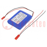 Batteria ric: Li-Po; 7,4V; 3500mAh; conduttori