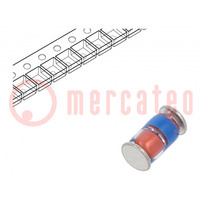 Diode: Zener; 1W; 8,2V; SMD; rouleau,bande; DL41; diode simple; 10uA