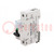 Circuit breaker; 230VAC; Inom: 6A; Poles: 1; for DIN rail mounting