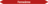 Mini-Rohrmarkierer - Fernwärme, Rot, 1.2 x 15 cm, Polyesterfolie, Seton, Weiß