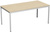 Porto Schreibtisch, Platte Ahorn, HxBxT 720 x 1600 x 800 mm | GF1655