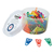Paperclips Plastic 35mm Assorted Pk200