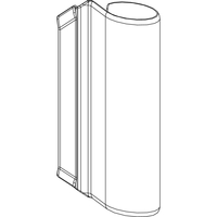 Produktbild zu MACO sarokpánt takaró AS/PVC ezüst (44291)