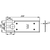 Skizze zu Padlóba rejtett ajtócsukó DORMA BTS 75 V, EN 1-4 libellával, megállító nélkül