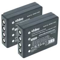 Fernbedienung-Akku (2 Stück) als Ersatz für HBC BA223031, BA223001, BA223000, BA223030 - 2000mAh 3,6V NiMH 01