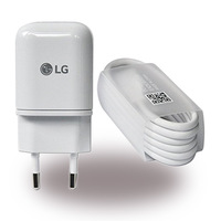 LG Electronics - MCS-H05 / MCS-H06 - USB Netzteil / USB Charger + Ladekabel USB auf USB Typ C - Weiss