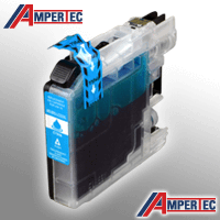 Ampertec Tinte kompatibel mit Brother LC-223C cyan