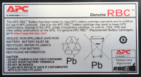 APC RBC12 Batterie de l'onduleur Sealed Lead Acid (VRLA)