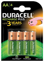 Duracell 4 LR06 1300mAh Rechargeable battery Nickel-Metal Hydride (NiMH)