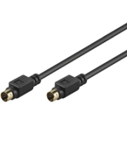 Goobay AVK 157-200 2.0m câble S-video 2 m S-Video (4-pin) Noir