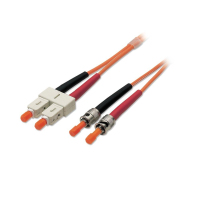 Lindy 10m Fibre Optic Cable - ST to SC, 62.5/125µm OM1
