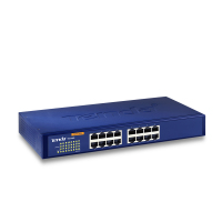 Tenda TEG1016D Unmanaged L2 Gigabit Ethernet (10/100/1000) Blau 1U