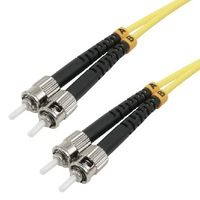 MCL ST/ST 3m câble de fibre optique OS2 Noir, Jaune
