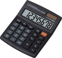 Citizen SDC-805BN kalkulator Komputer stacjonarny Podstawowy kalkulator Czarny