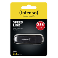 Intenso Speed Line USB flash drive 256 GB USB Type-A 3.2 Gen 1 (3.1 Gen 1) Zwart