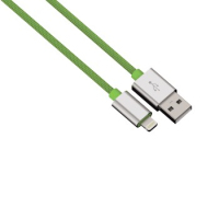Hama 1m, USB 2.0-A - Lightning Green