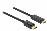 DeLOCK 82435 video kabel adapter 3 m HDMI Displayport Zwart