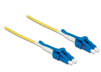 DeLOCK 85085 InfiniBand/fibre optic cable 3 m LC OS2 Geel
