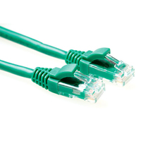 ACT Groene 1 meter U/UTP CAT5E patchkabel component level met RJ45 connectoren