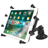 RAM Mounts X-Grip with Twist-Lock Pivot Suction for 9"-10" Tablets