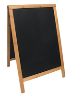 Securit SBDW-TE-85 chalk board Black Melamine,Resin,Wood
