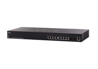 Cisco SX350X-08 Stackable Managed Switch | 8 Ports 10 Gigabit Ethernet (GbE) | 6 Ports 10GBase-T | 2 x 10G Combo SFP+ | Limited Lifetime Protection (SX350X-08-K9-UK)