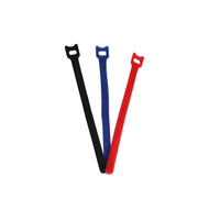 shiverpeaks BS18-10002 Kabelbinder Kabelbinder mit Klettverschluss Nylon, Polyester Schwarz, Blau, Rot