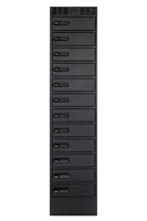 Leba NoteLocker NL-12-KL1000-SC portable device management cart& cabinet Armadio per la gestione dei dispositivi portatili Nero