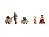 NOCH Sheep Shearing Figurines