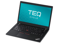 Teqcycle Lenovo ThinkPad T480s Laptop 35.6 cm (14") Full HD Intel® Core™ i5 i5-8350U 8 GB DDR4-SDRAM 256 GB SSD Wi-Fi 5 (802.11ac) Windows 11 Pro Black