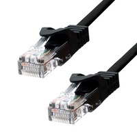 ProXtend 5UTP-003B Netzwerkkabel Schwarz 0,3 m Cat5e U/UTP (UTP)