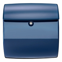 BURG-WÄCHTER PIANO 886 Marine Blue brievenbus Blauw Wandbrievenbus Kunststof