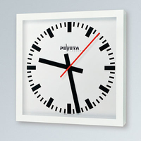 PEWETA 21.370.521 wall/table clock Wand Quadratisch Weiß