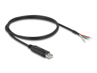 DeLOCK Adapterkabel USB 2.0 Typ-A zu seriell RS-485 3 x offene Kabelenden 1 m USB-kabel