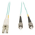 Tripp Lite N818-05M kabel optyczny 5 m 2x LC 2x ST OM3 Szary, Turkusowy