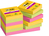 3M 7100242808 karteczka samoprzylepna Kwadrat Zielony, Różowy, Żółty 90 ark. Samoprzylepny