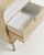 Kave Home Georg Nachtkastje 2 lade(n) Wit, Hout