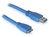 DeLOCK Micro USB 3.0 - 3m USB kábel USB A Kék