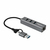 Microconnect USBHUB-RJ45-2IN1 interface hub USB 3.2 Gen 1 (3.1 Gen 1) Type-A 5000 Mbit/s Black