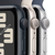 Apple Watch SE OLED 44 mm Numérique 368 x 448 pixels Écran tactile Argent Wifi GPS (satellite)