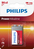 Philips Power Alkaline elem 6LR61P1B/10