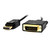 Rocstor Y10C155-B1 video cable adapter 1.8 m DisplayPort DVI-D Black