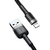 Baseus CALKLF-BG1 USB kábel 1 M USB A Fekete, Szürke