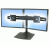 Ergotron DS Series DS100 Dual Monitor Desk Stand, Horizontal 61 cm (24 Zoll) Schwarz
