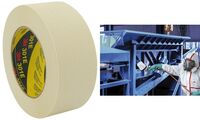 3M Ruban adhésif de masquage papier 301E, 48 mm x 50m, beige (9055306)