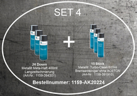 Metallit Meta-Haft Fett Spray 24 x 400ml und Turbo-Clean Bremsenreiniger 15 x 600ml SET4-AKTION