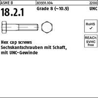 ART 83931 Hex cap screws Grade 8 1/4 - 20 UNC x 5 1/2 (140 mm) VE=S