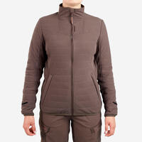 Hunting Women’s 3-in-1 Warm Waterproof Jacket 500 - Brown - UK 16 / FR 46