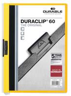 Durable DURACLIP� 60 A4 Clip Folder - Yellow - Pack of 25